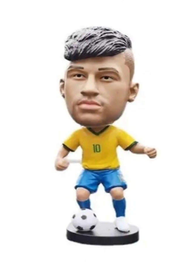 BHOOLU&GOOLU Bobble Head Soccer Player Figure for Car and Home Decoration - Model 2-1 Pc Box - Image 1